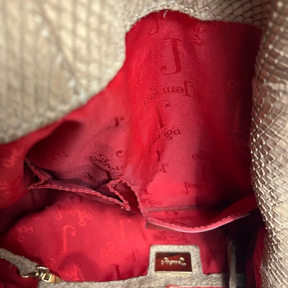 Jenrigo Bag Tan Soft Snake Skin Leather. - Picture 13 of 16